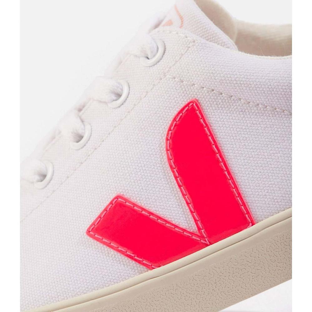 Veja ESPLAR SE CANVAS Schoenen Dames White/Orange/Pink | NL 513ZUT